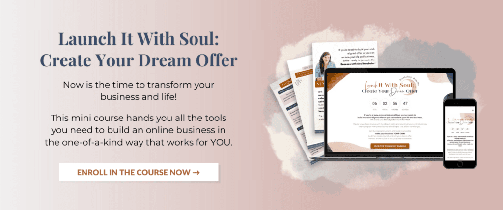 Launch It With Soul Opt In Graphic starting an online business checklist