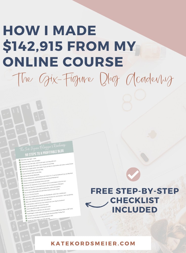 In 6 months, I was able to earn nearly $150,000 from my online course, The Six-Figure Blog Academy. In this digital course launch debrief I break down how I did it, my biggest takeaways and lessons learned, what worked really well and what was a total flop, and the resources that helped me reach my goals! 