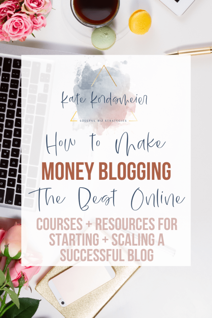 How to make money blogging: The best online courses + resources for starting + scaling a successful blog