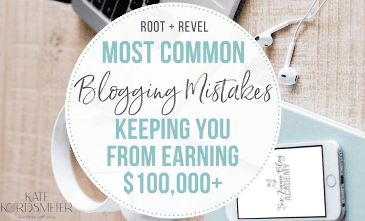 Top 3 Blogging Mistakes Keeping You From Six Figures blogging income report