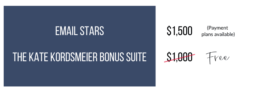 Pricing Graphic Email Stars email stars
