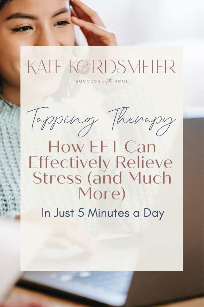 Also known as EFT, tapping, or anxiety tapping therapy, the Emotional Freedom Technique is a simple yet powerful tool that can help relieve stress and be more successful in your business. 