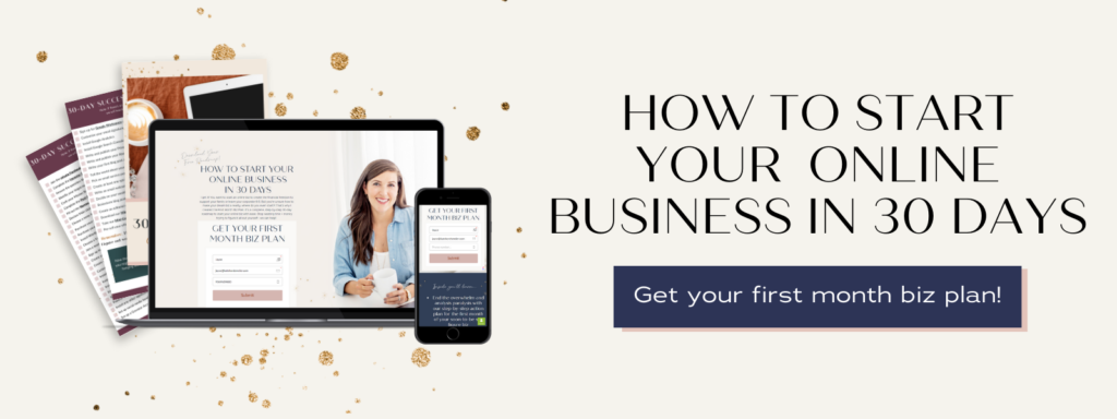 How to start your online business in 30 days 
