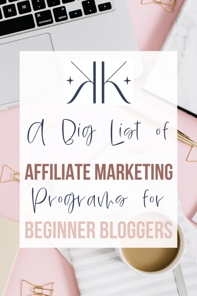 List of affiliate marketing websites for beginner bloggers